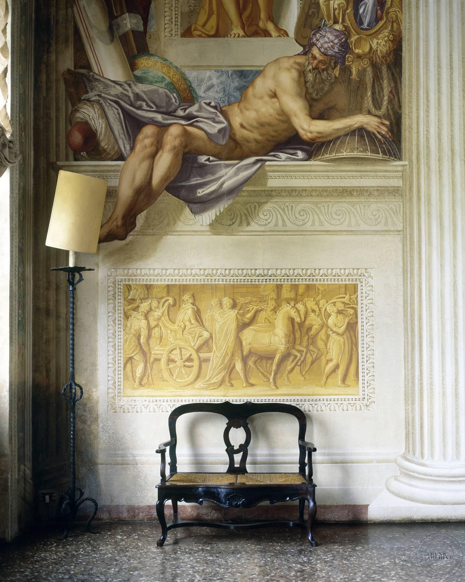 Simon Watson Color Photograph - Interior (Giovanni Battista Zelotti)