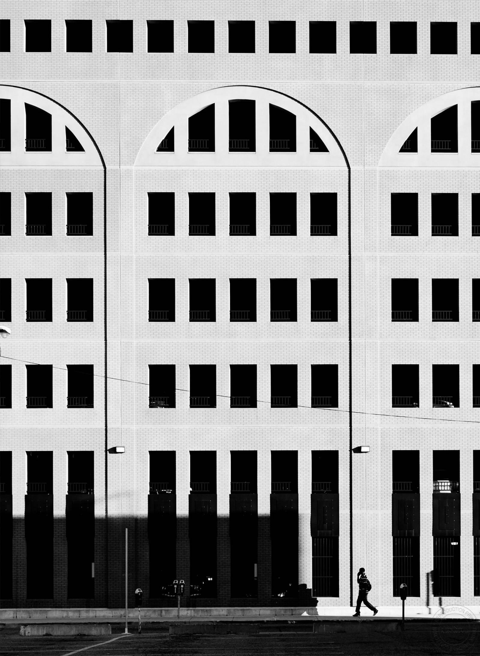 Adrian Gaut Black and White Photograph - Detroit Architecture