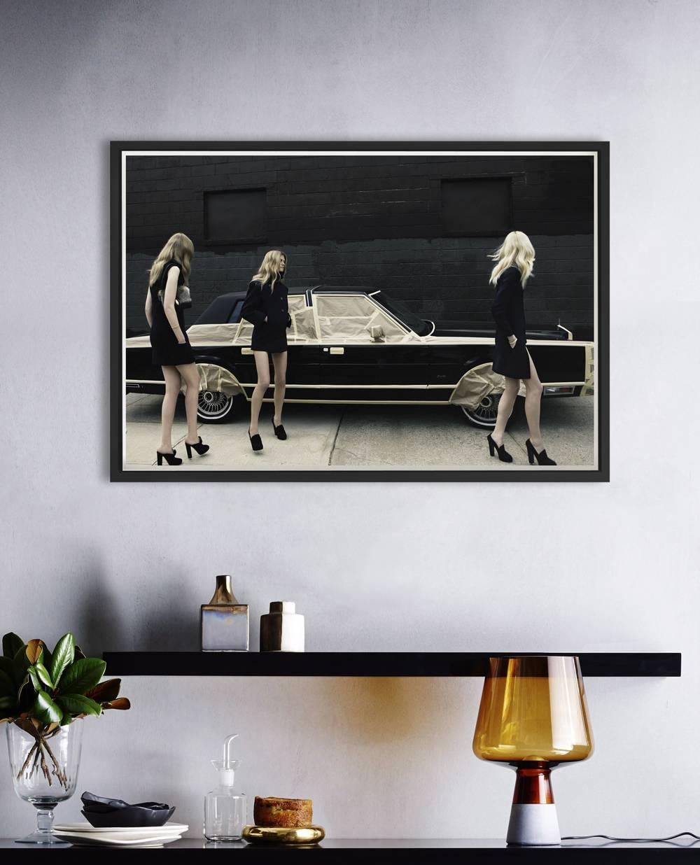 Fashion Portrait (Three Models) - Photograph by Claudia Knoepfel & Stefan Indlekofer