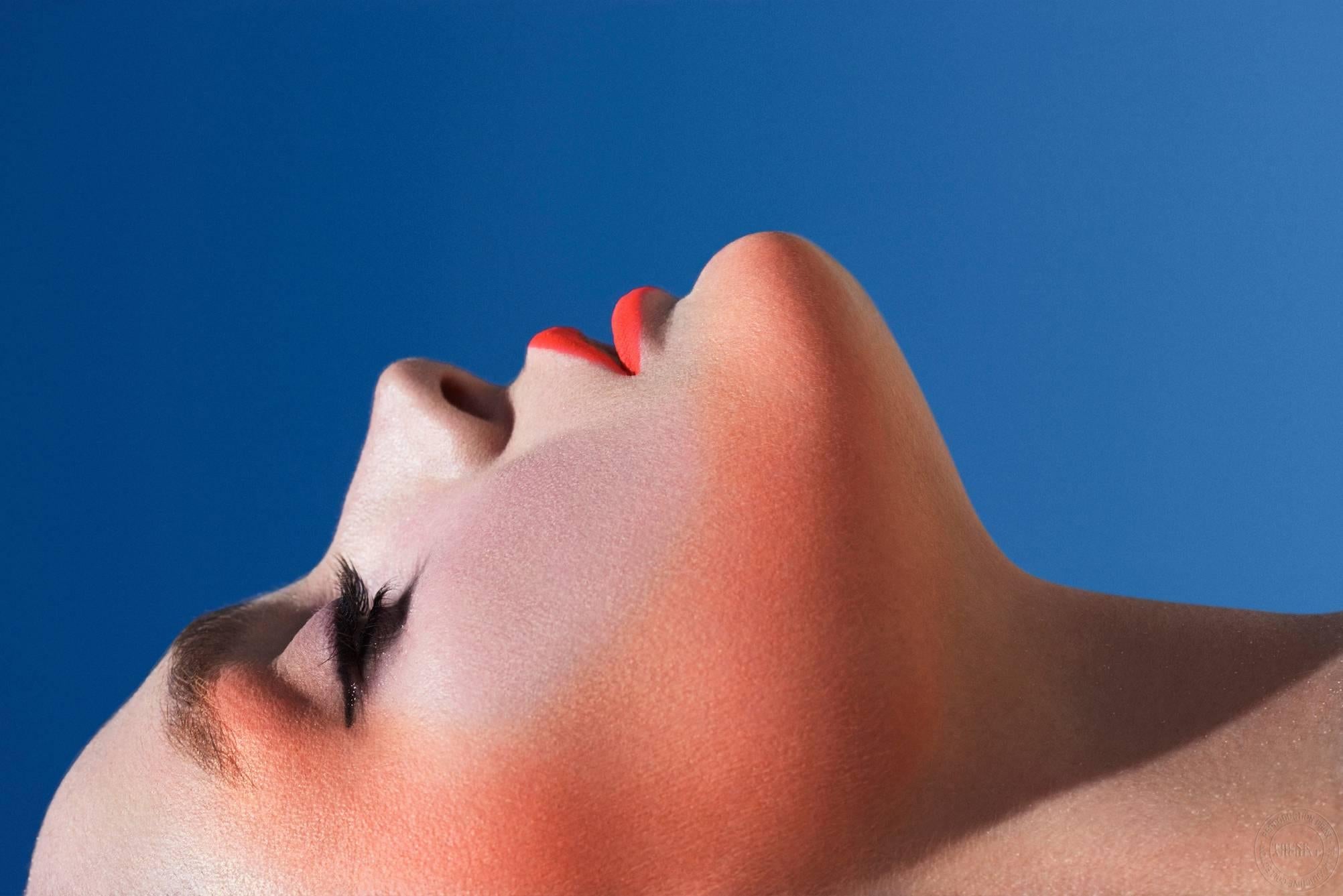 Enrique Badulescu Color Photograph - Beauty Portrait (Kissing the Sky)