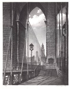Vintage High Arches, Brooklyn Bridge.