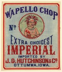 Antique Wapello Chop No. 