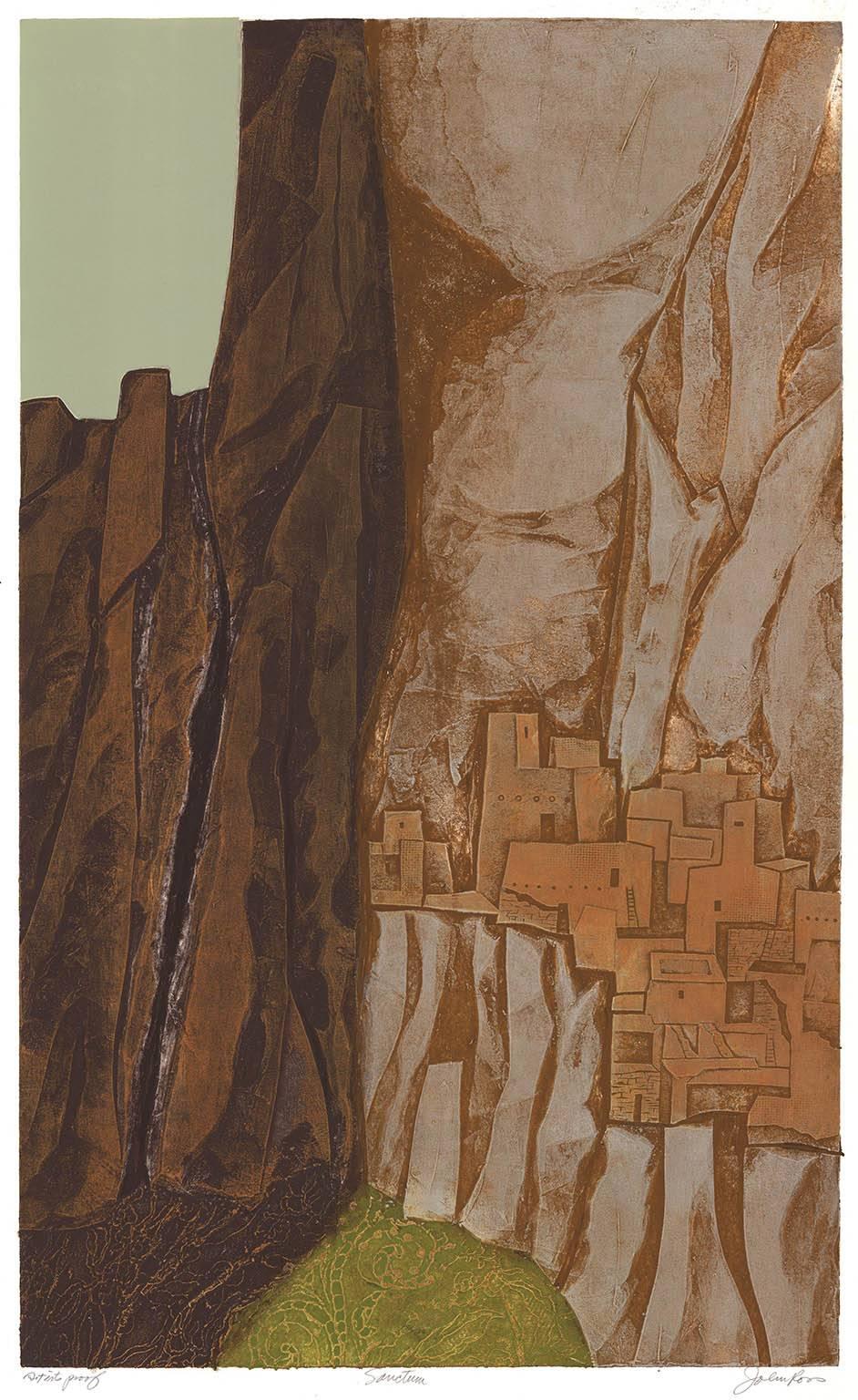Landscape Print de John Ross - Sanctum