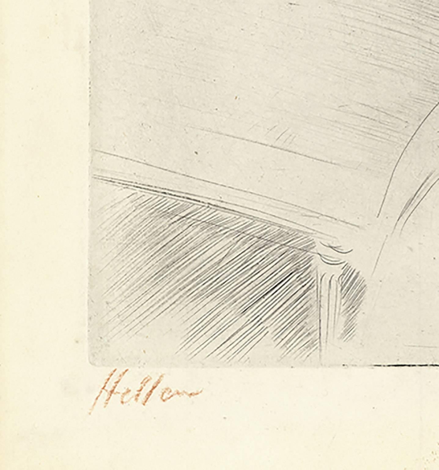 Mme. Helleu by the Fireplace - Print by Paul César Helleu