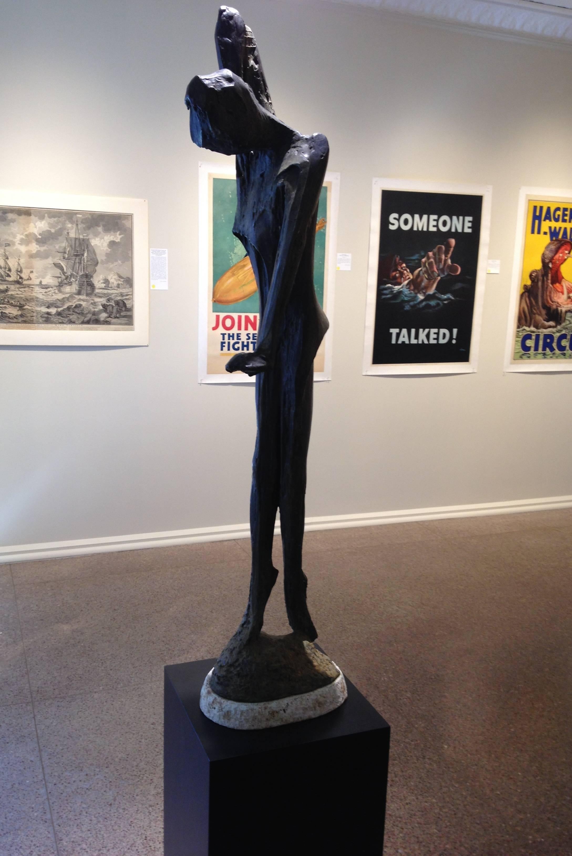 Up - Or Figurative Sculpture par Robert Cook