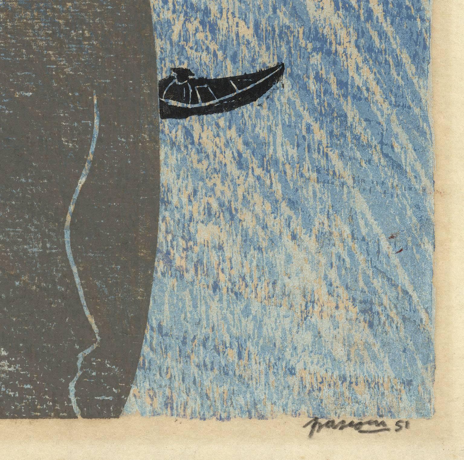 Monterey Fischer [und] Monterey Fischer 2. – Print von Antonio Frasconi