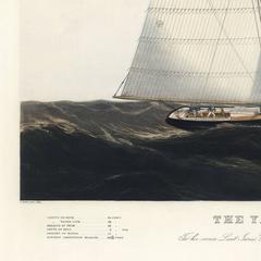 Die Yacht „Henrietta“ 195 Tonnen