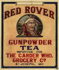 Antique Red Rover Gunpowder Tea