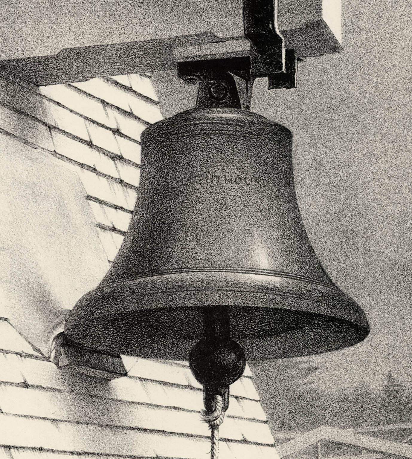 The Fog Bell. - American Realist Print by Stow Wengenroth