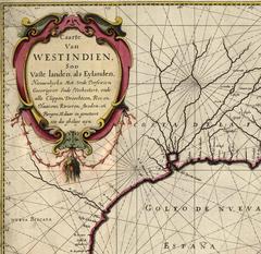 Caarte Van West Indien, Soo Vaste landen als Eylanden, ...