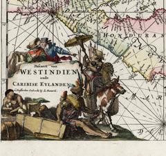 Indien Indiarum Occidentalium Tractus Littorales cum Insulis Caribicis / Pascaert van W