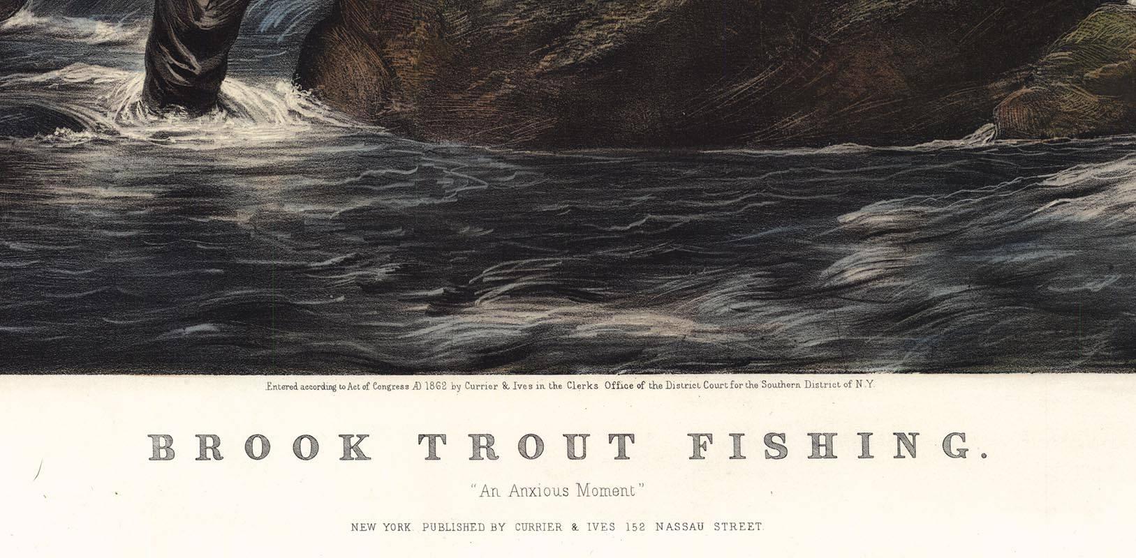 Brook Trout Fishing. :  