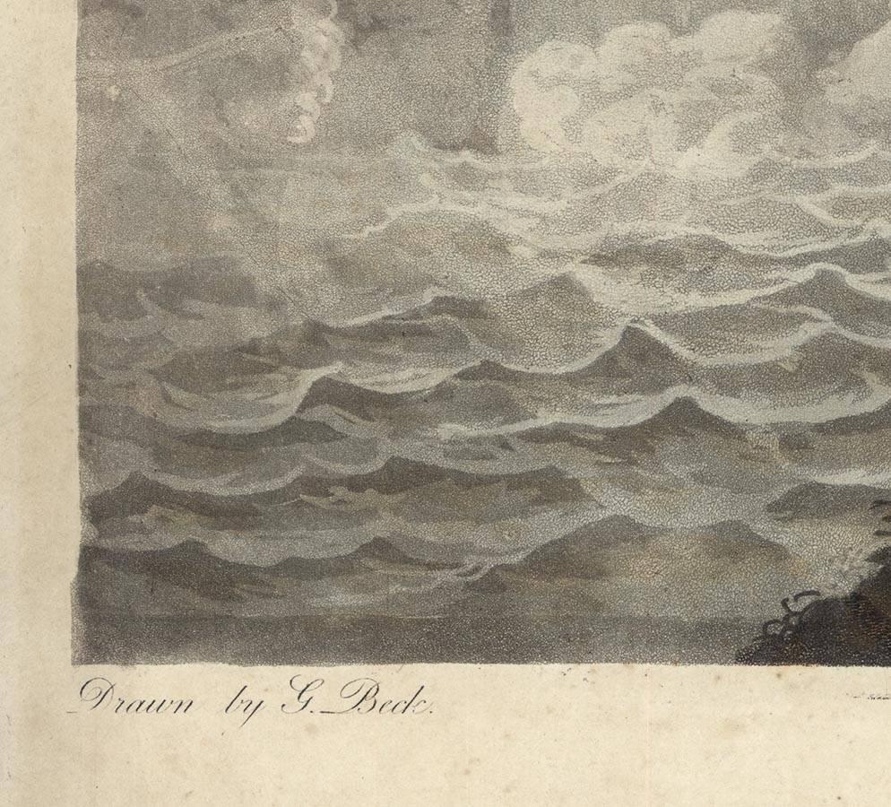 Les chutes du Niagara. - Réalisme américain Print par George Beck