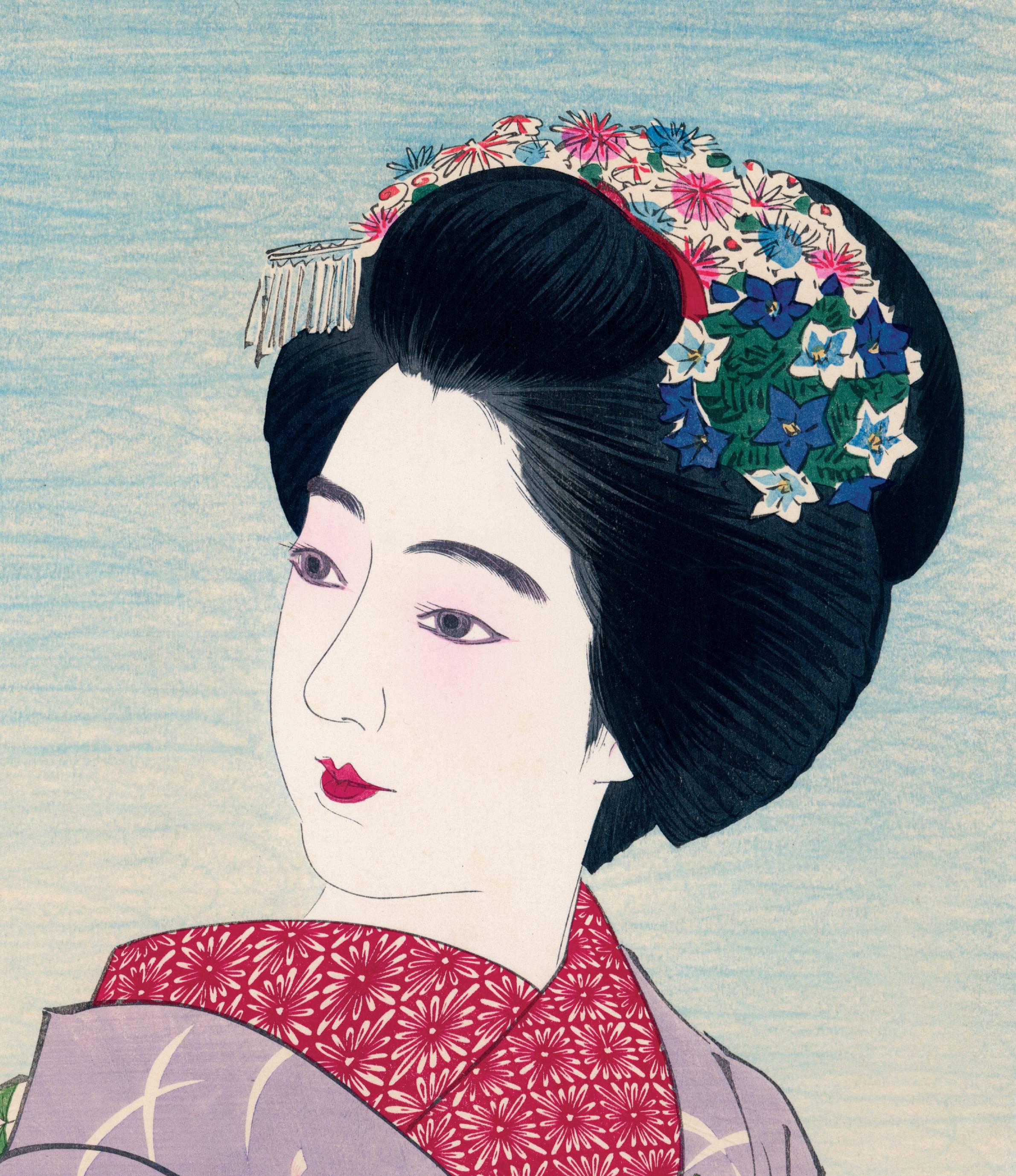 Young Geisha (Maiko) - Print by Ito Shinsui