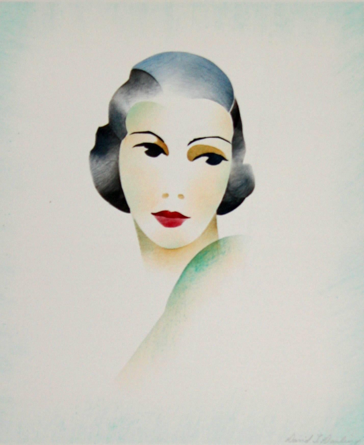 David T. Darling Portrait Print - [Roberta: Blue]