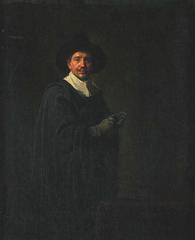 Self-Portrait in Seventeenth-Century Dutch Costume. [Hommage to Rembrandt].