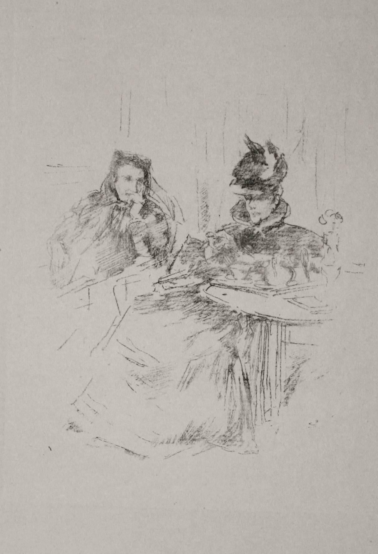 Afternoon Tea - Print by James Abbott McNeill Whistler