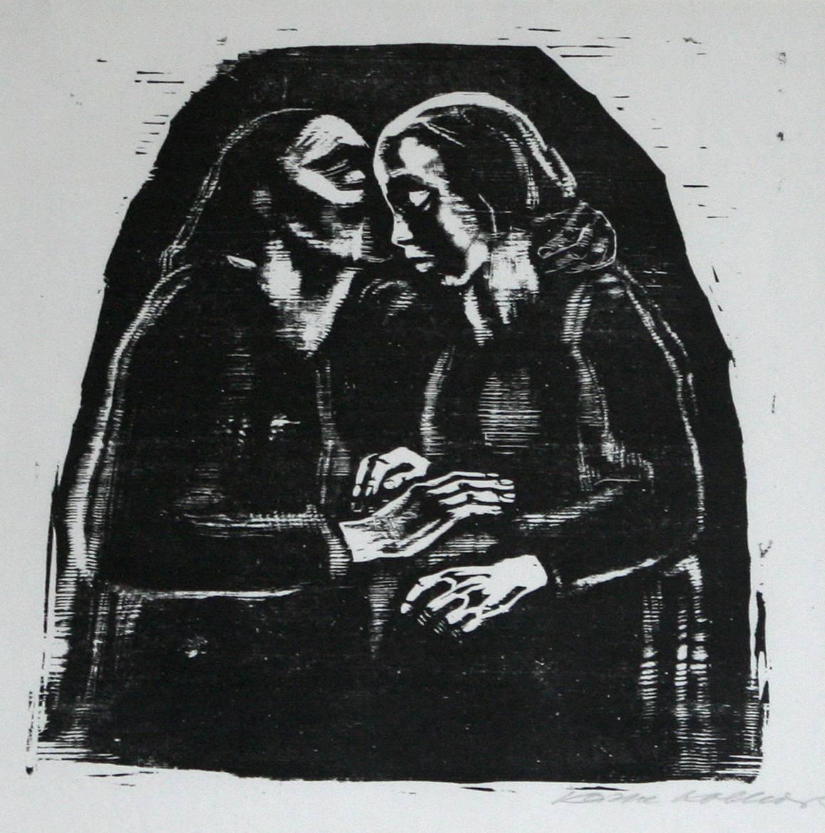 Maria und Elisabeth (Mary and Elisabeth) - Print by Käthe Kollwitz