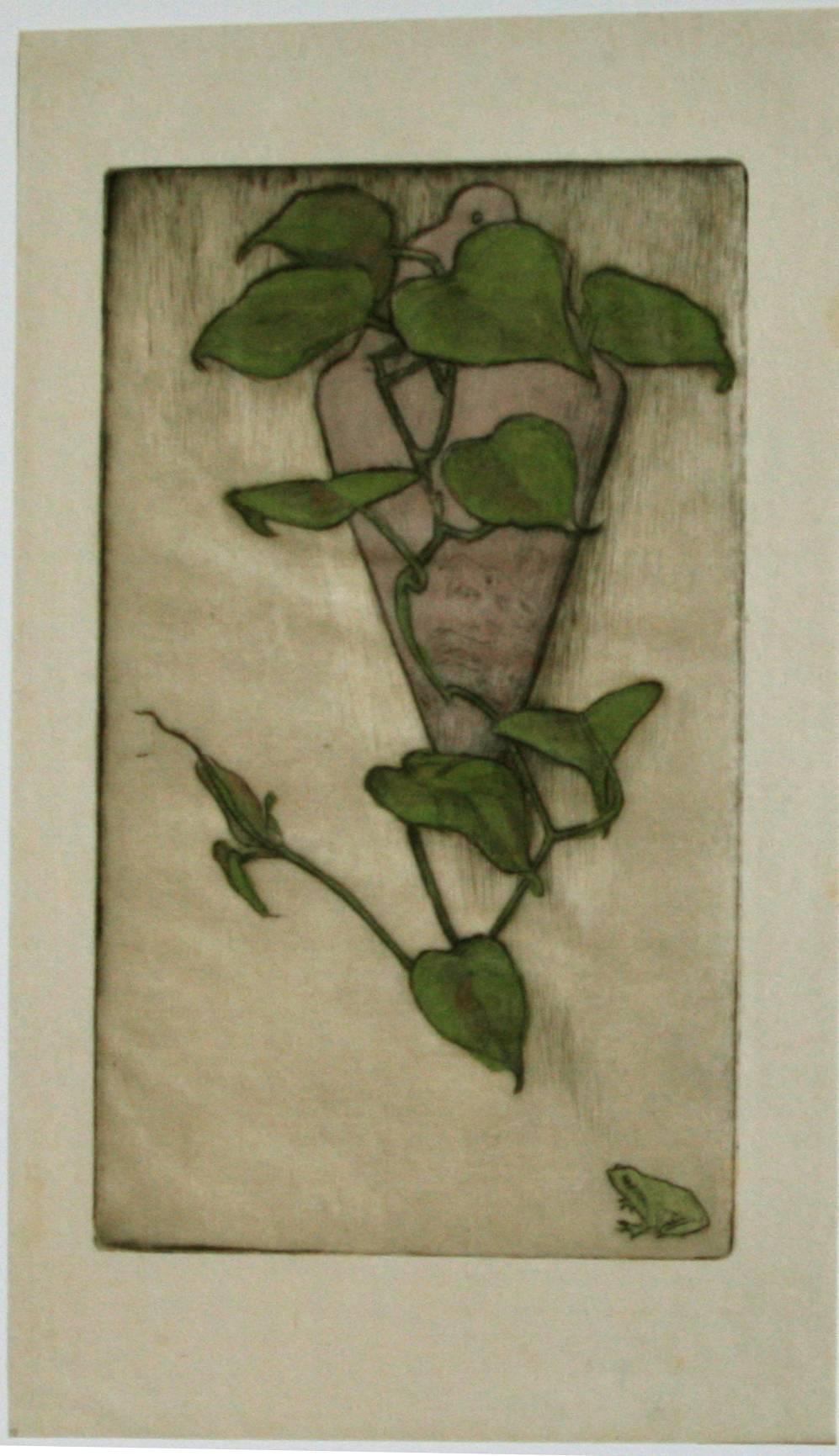 Philodendron - Print by Bertha Evelyn Clausen Jaques