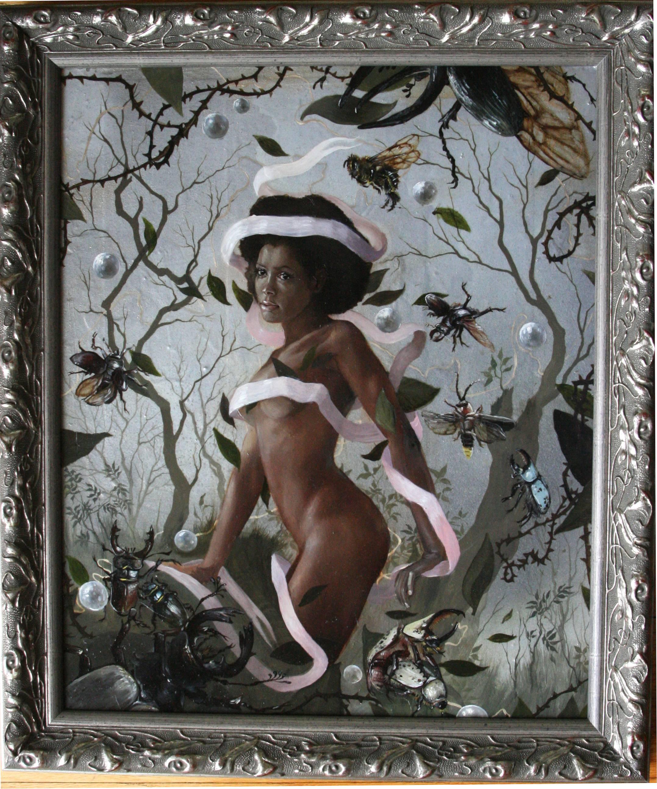 Catherine (Therin) Brooks, B.F.A. Landscape Painting - Hortus Conclusis (Enclosed Garden)