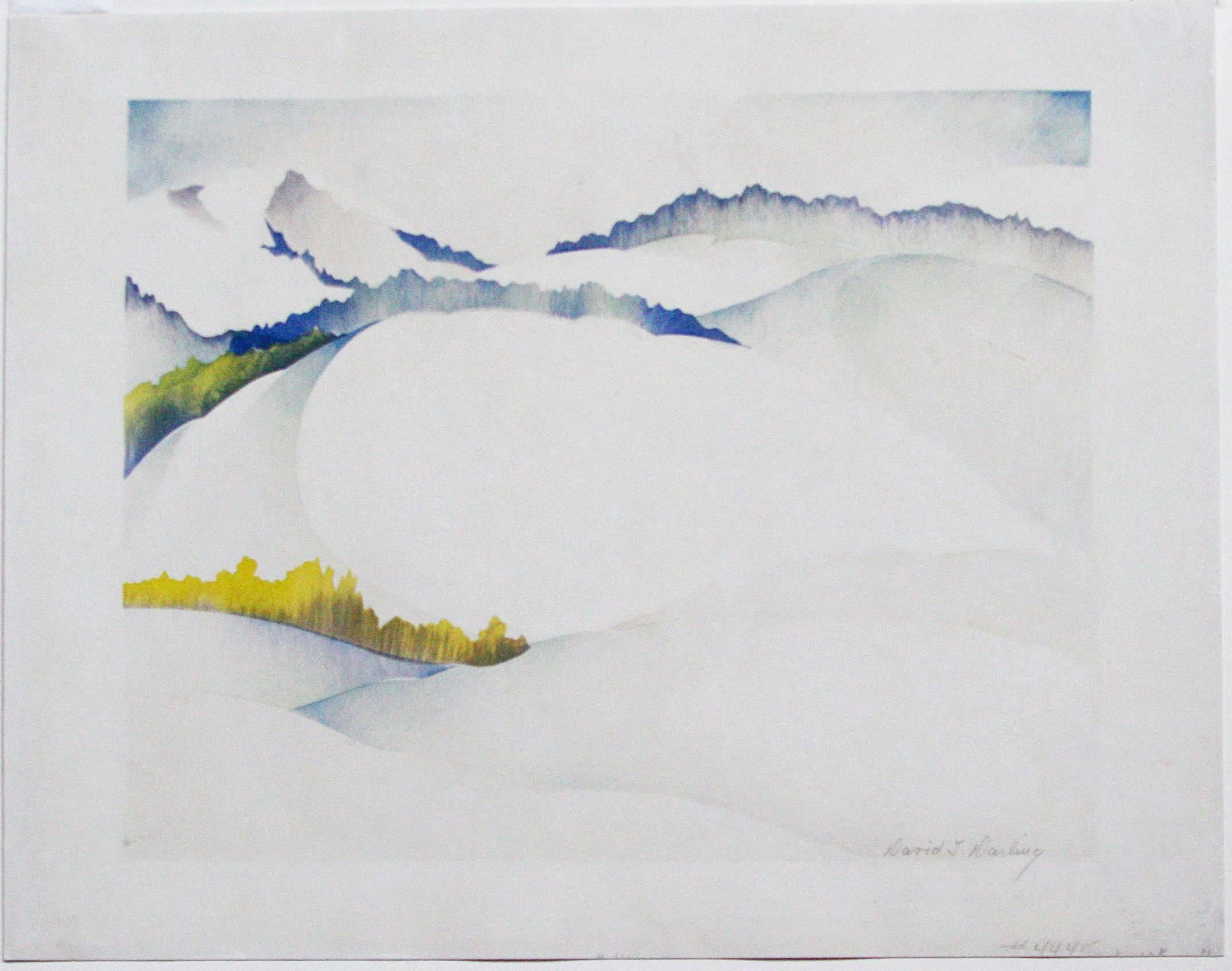 Snowscape and Landscape - Print by David T. Darling