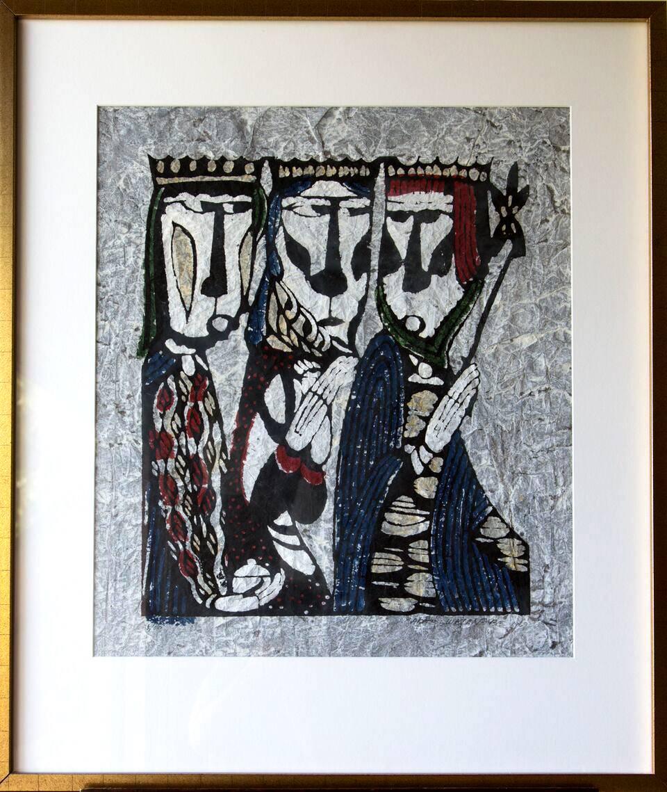 Sadao Watanabe. Portrait Print - The Three Wise Men