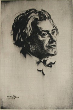 Portrait of James McBey.