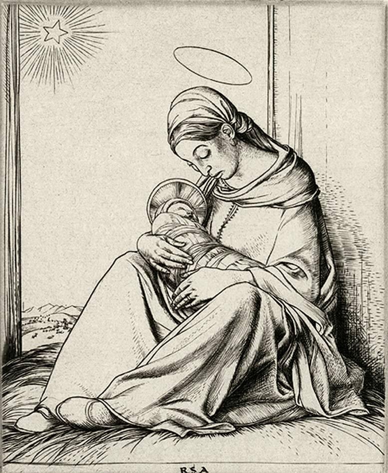Bethlehem. (Präraphaelismus), Print, von Robert Sargent Austin, R.A., P.R.E., P.R.W.S.