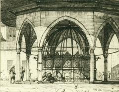 Fountain of Aye Sophia, Constantinople.