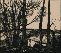 Cottage With Trees. 8
