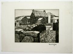 Farmyard from the Stone Wall.