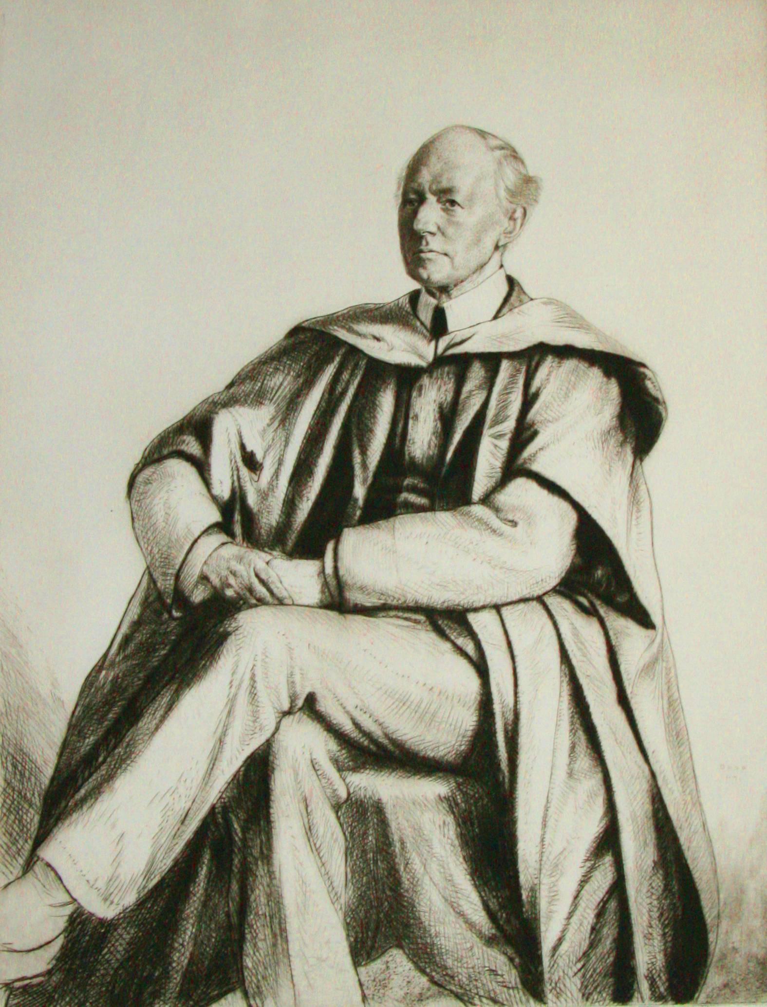 Francis Dodd Figurative Print - A[rthur ][Edward] Donkin. 