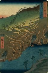 The Road Below the Rakan Temple in Buzen Province. 12