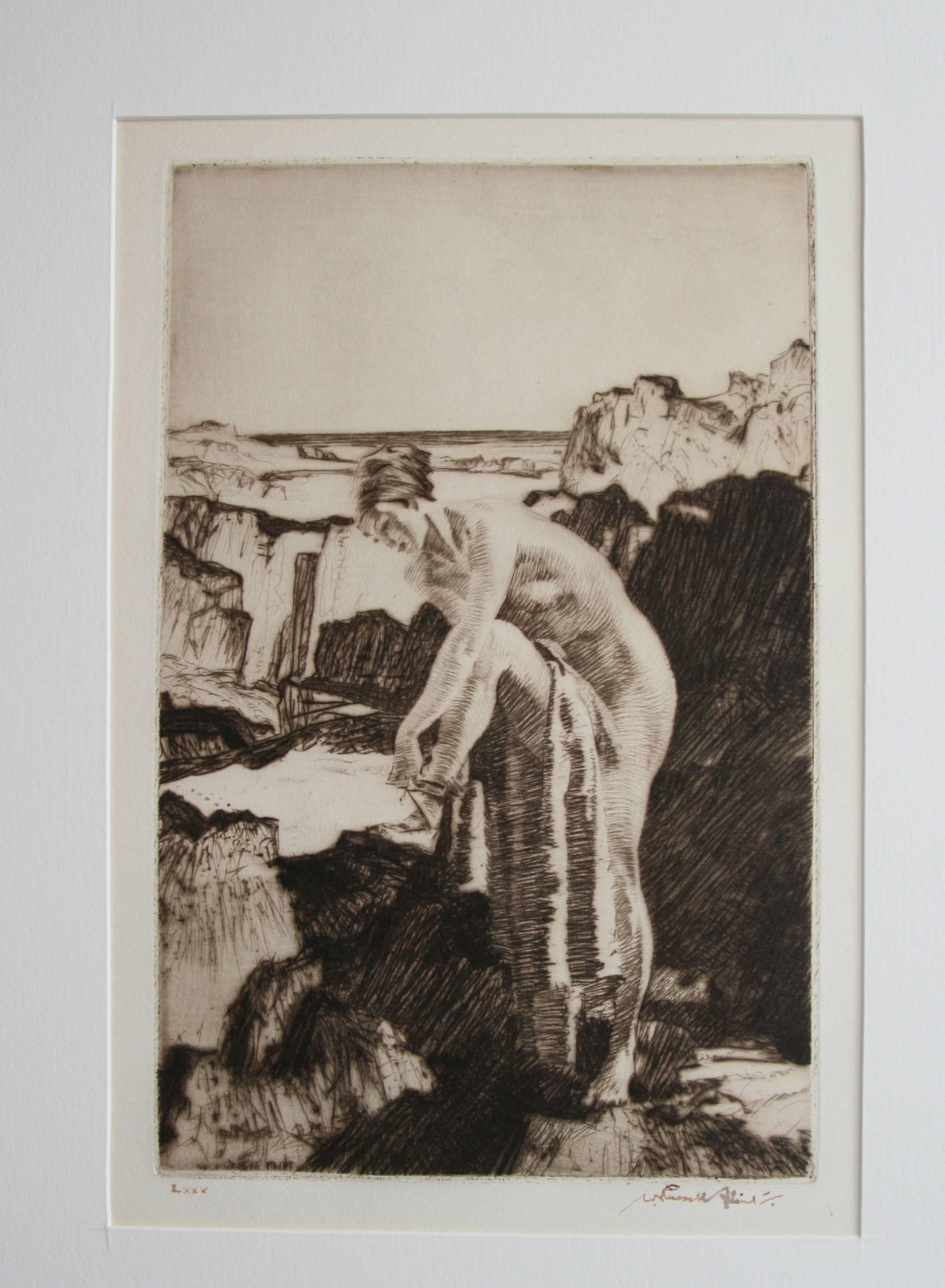 La precauzione di Celinda - Print Moderno di William Russell Flint