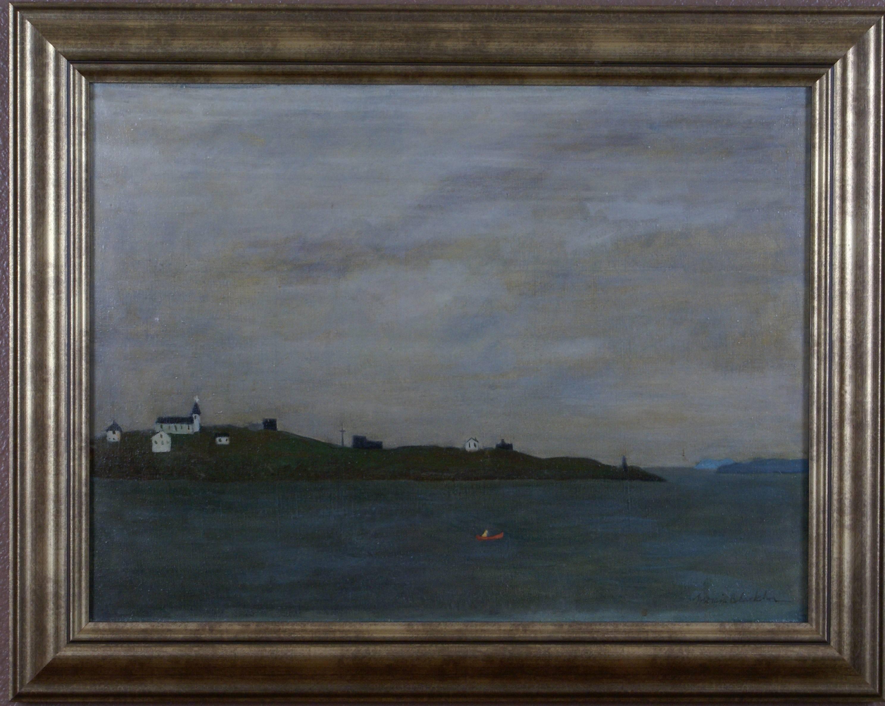 Morris Atkinson Blackburn Landscape Painting - Isle de Marine (Sailor's Island)
