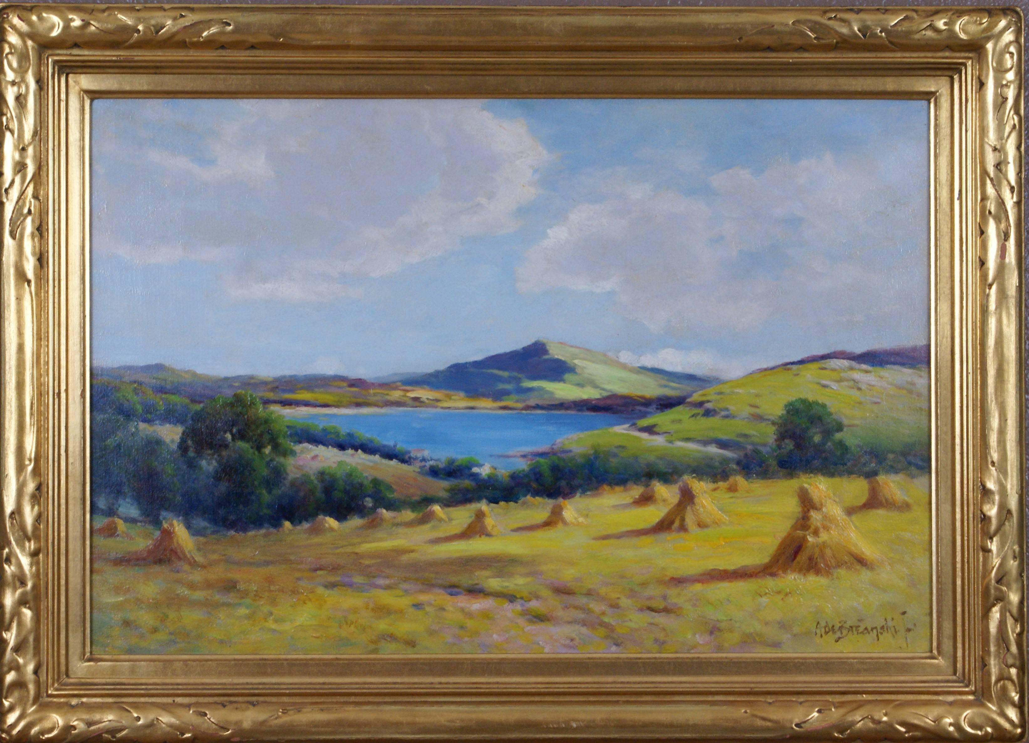 Alfred de Breanski Jnr. Landscape Painting - Moel Siabad, North Wales