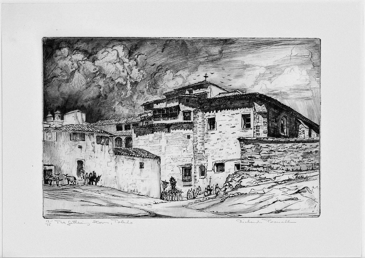 The Gathering Storm, Toledo (Spain). - Print by Richard Pearsall