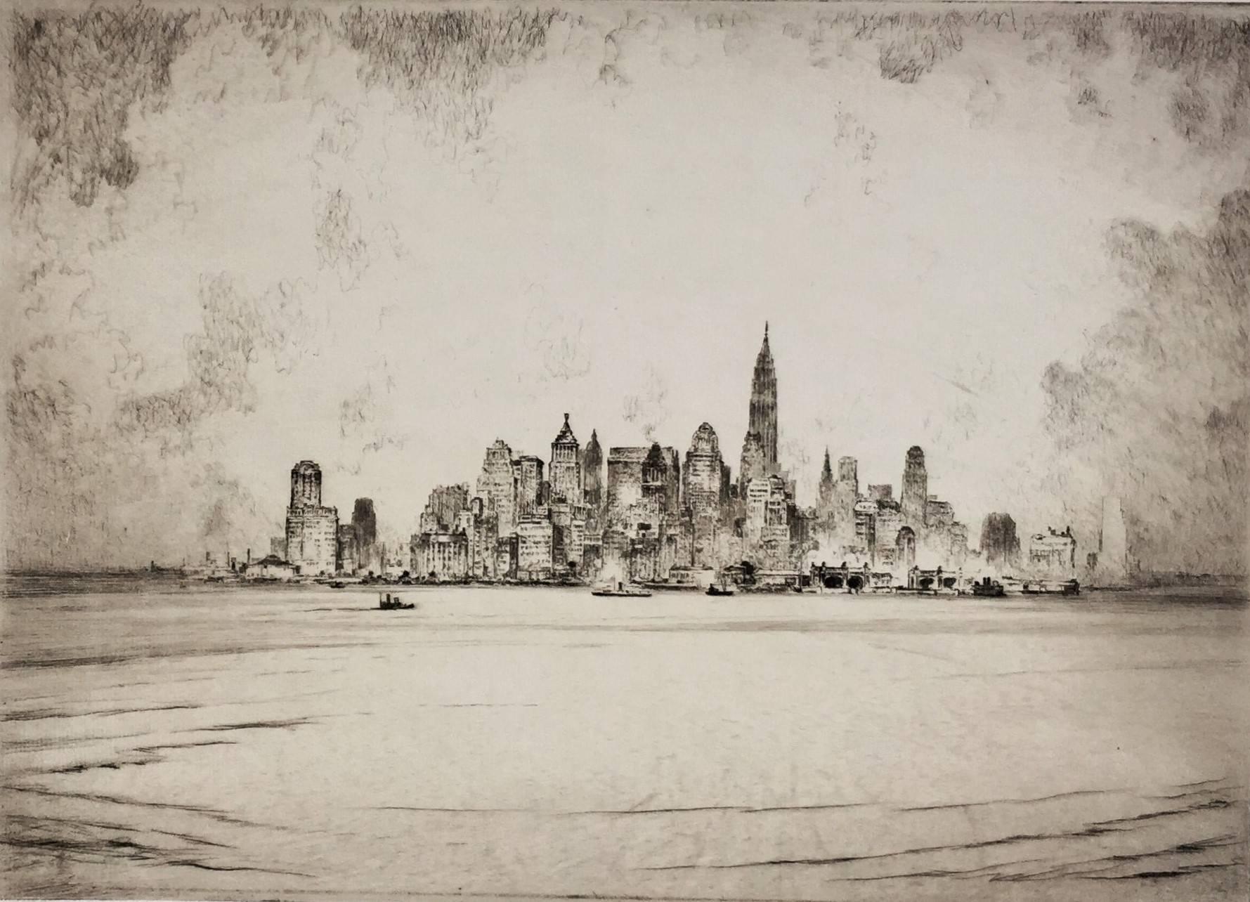 Mighty Metropolis - Print by Otto Kuhler