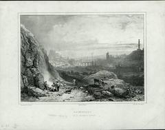 Edimbourg de la Chapelle St. Antione. (Edinburgh from St. Anthony's Chapel).