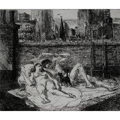 Sunbathers on the Roof. 7