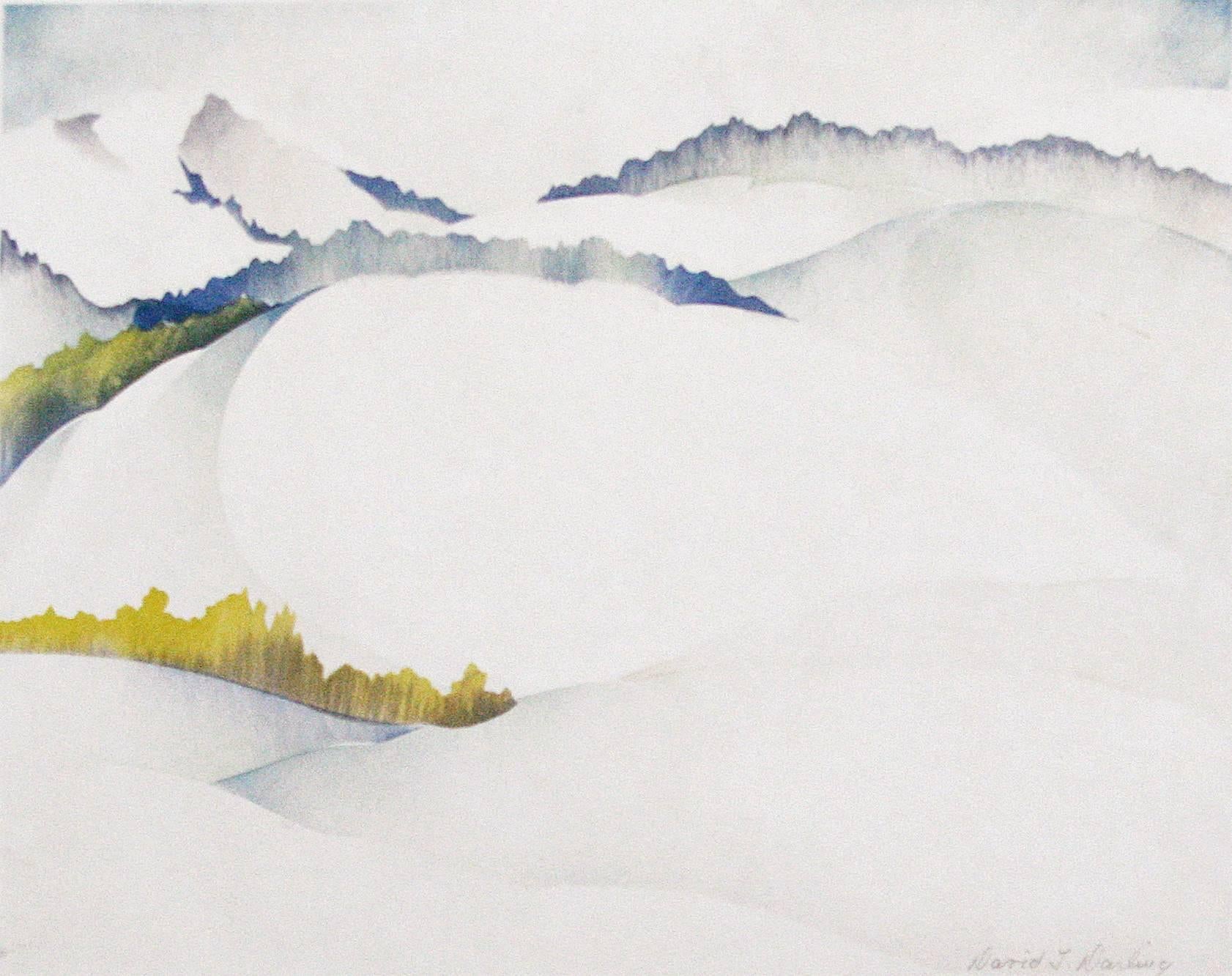 David T. Darling Landscape Print - Snowscape and Landscape