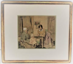 Figurative Drawings and Watercolors