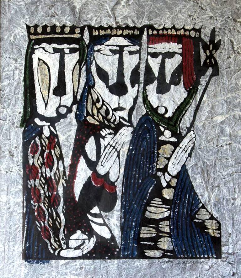 The Three Wise Men - Print by Sadao Watanabe.