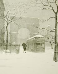 Washington Arch in Snow