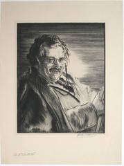 Portrait of G[ilbert] K[enneth] Chesterton