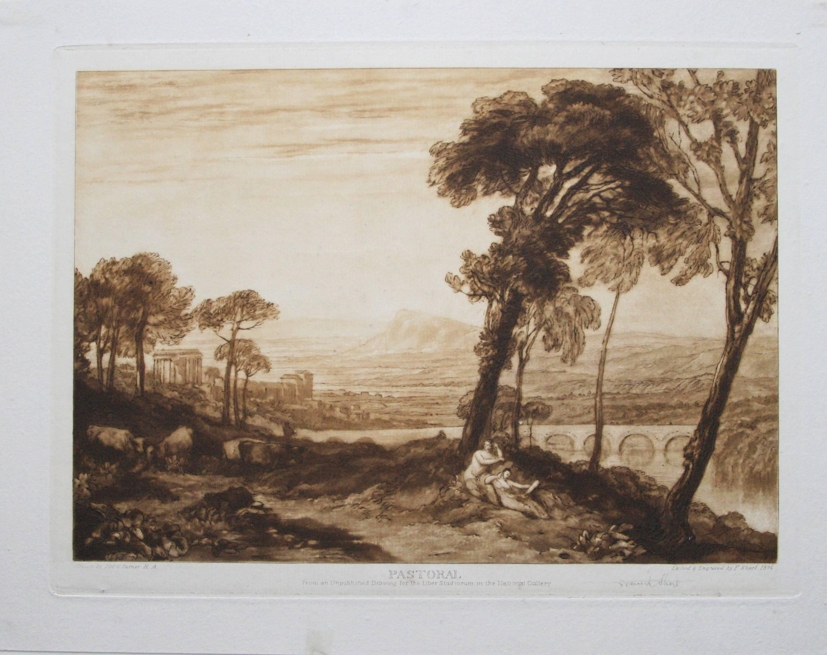 Scene in the Campagna - Print by Sir Frank Short