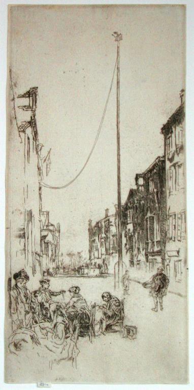 The Venetian Mast - Print by James Abbott McNeill Whistler