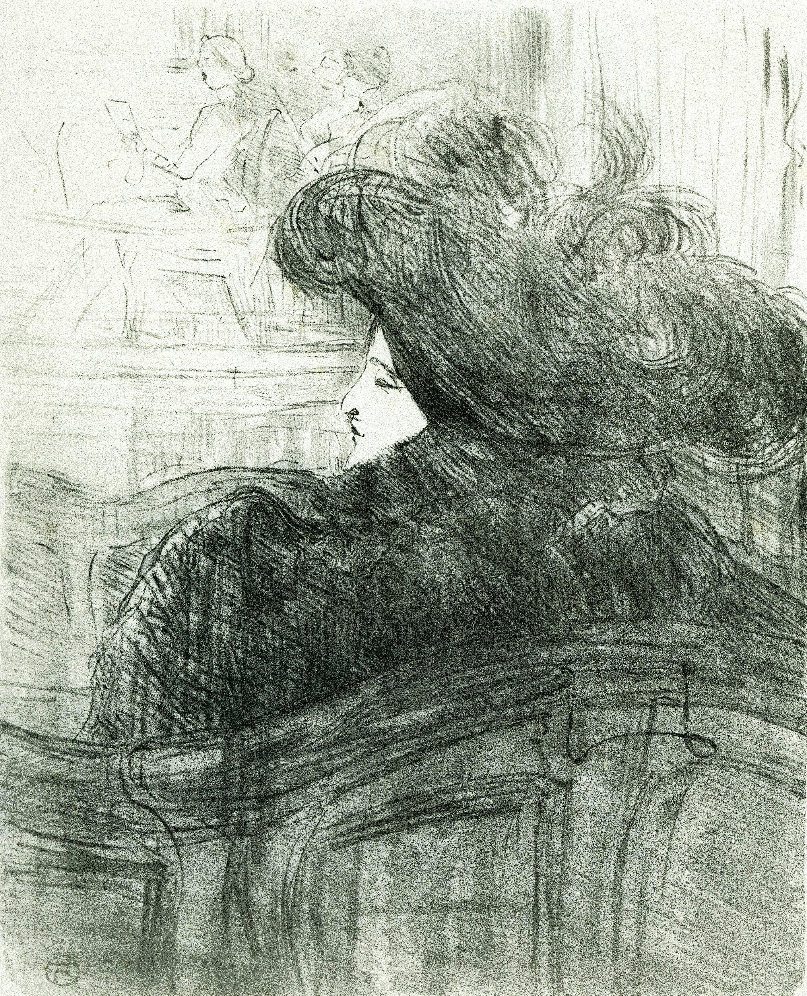 Cléo de Mérode - Print by Henri de Toulouse-Lautrec
