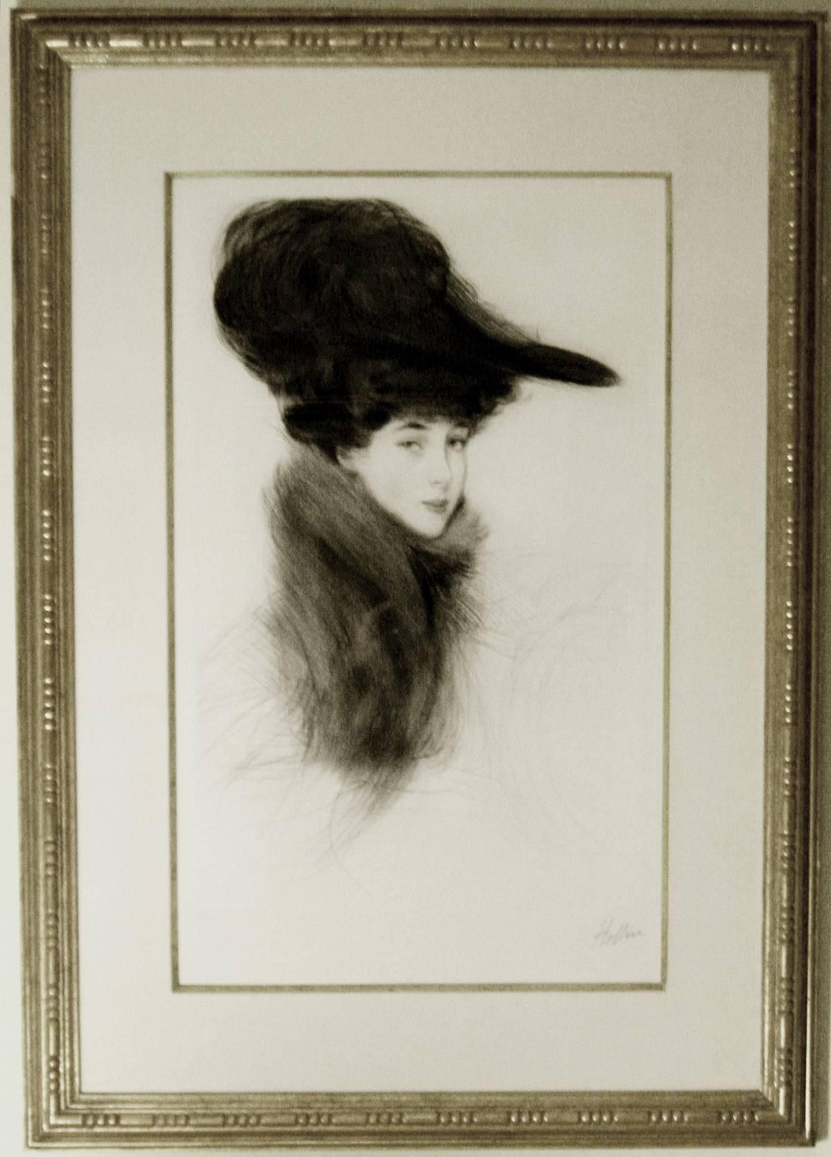Paul César Helleu Portrait Print - La Duchesse de Marlborough, Consuelo Vanderbilt