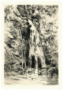 Falls in Alum Rock Park, San Jose, California.